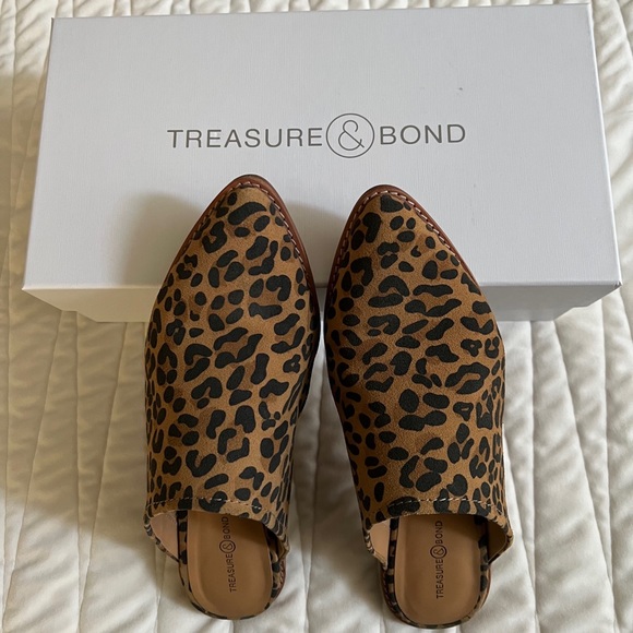 Treasure & Bond Rainey Leopard Print Mule Size 8 - Picture 9 of 13